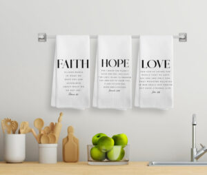 Faith Hope Love Towels